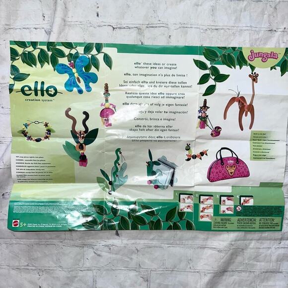 Vintage Ello Creation System Building Toy Set with Carrying Storage Case 6 Lbs - Picture 5 of 9